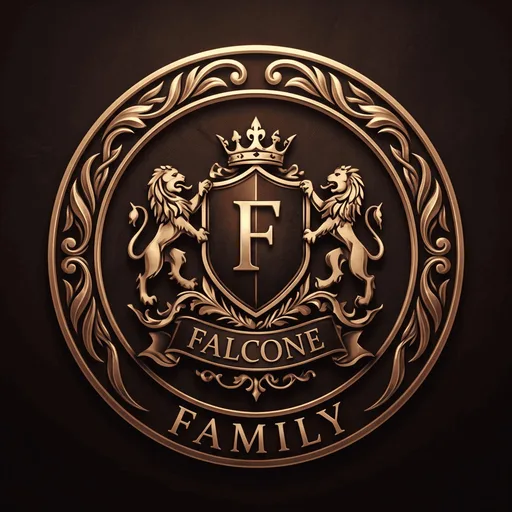 Логотип семьи Falcone Famq