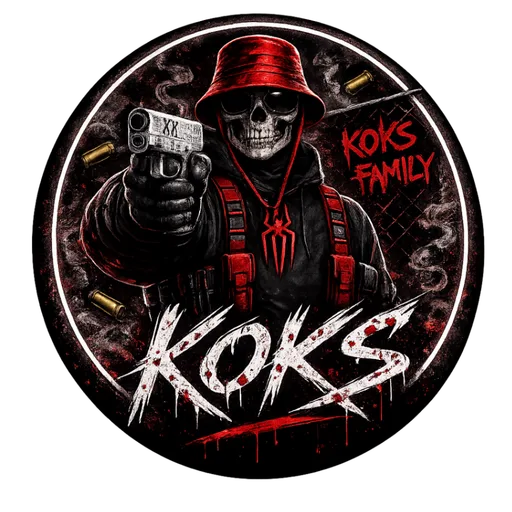 Логотип семьи Koks FamQ