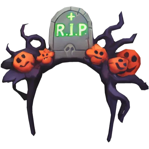Ободок R.I.P с тыквами (Luminoforo)