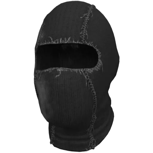 Черная сшитая балаклава