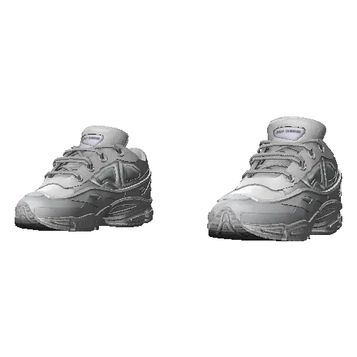 Белые кроссовки Adibas Raf Simons