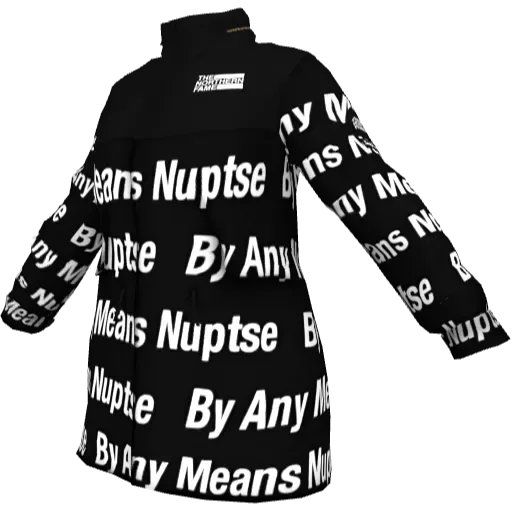 Черная парка Superman x TNF by AnyMeans