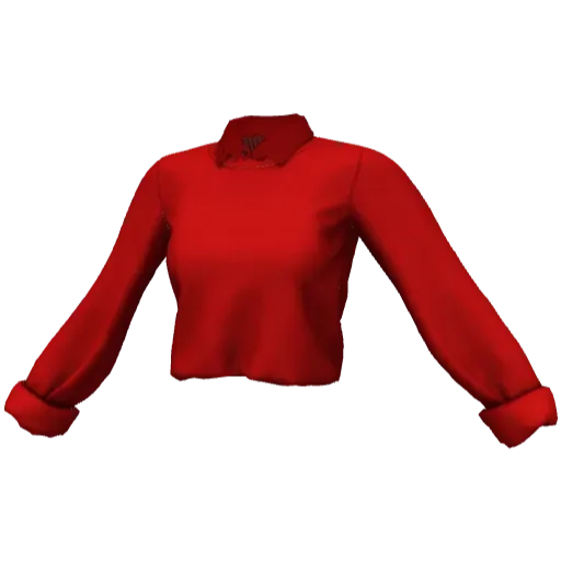 Красный короткий джемпер Collection II