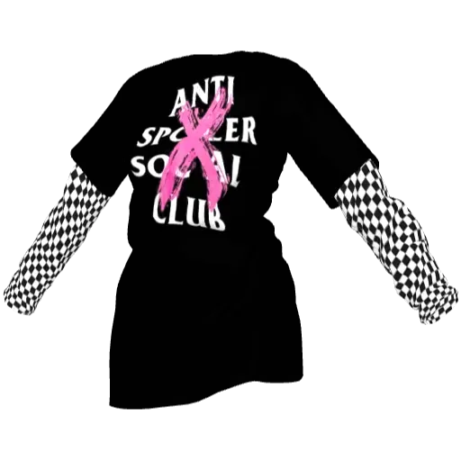 Черное короткое платье с Print Collection