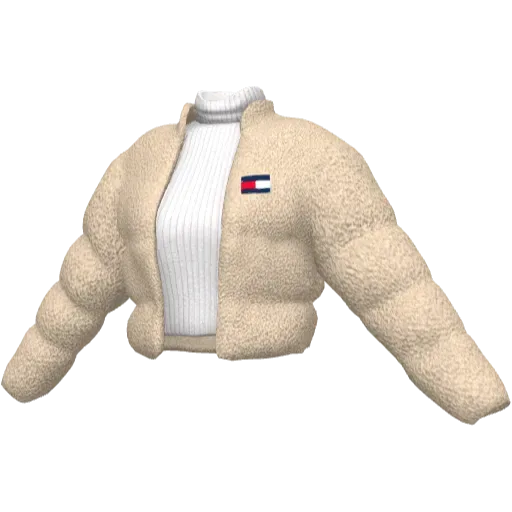 Бежевая куртка Tommy