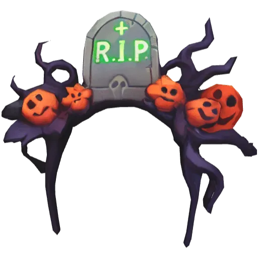 Ободок R.I.P с тыквами (Luminoforo)