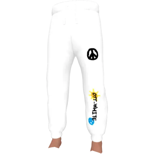 Белые спортивные штаны Ott-White