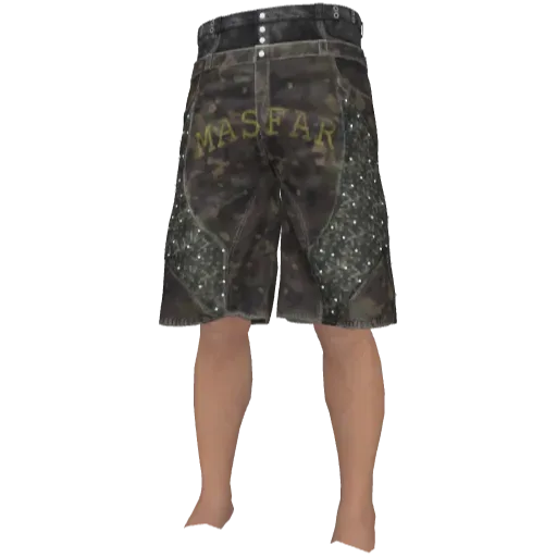 Джинсовые шорты MASFAR черные