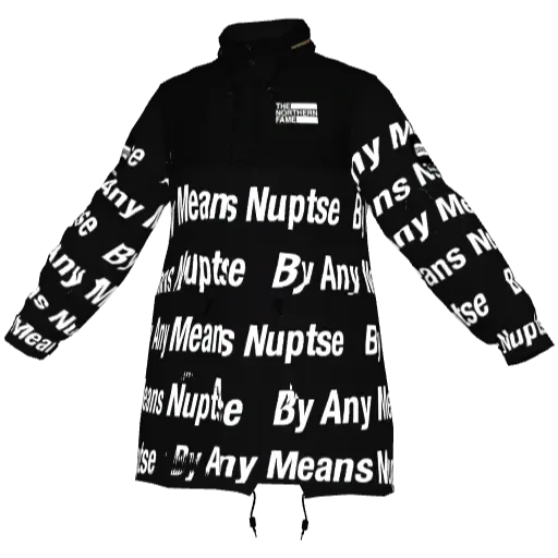 Черная парка Superman x TNF by AnyMeans
