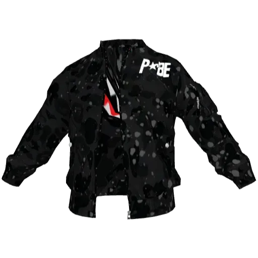 Черный бомбер Pabe (открытый) (Luminoforo)