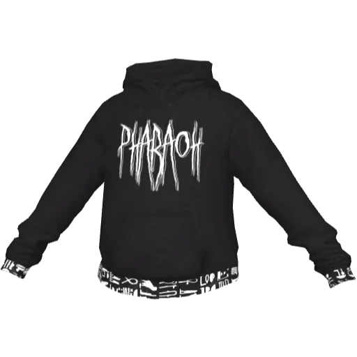 Черное худи Pharaoh