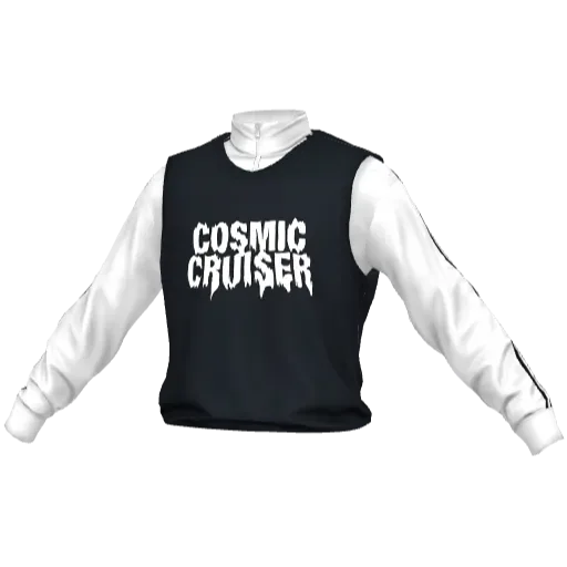 Спортивный костюм Cosmic Cruiser черно-белый