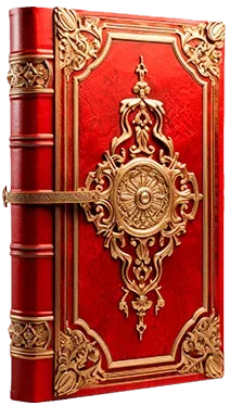Книга в красной обложке